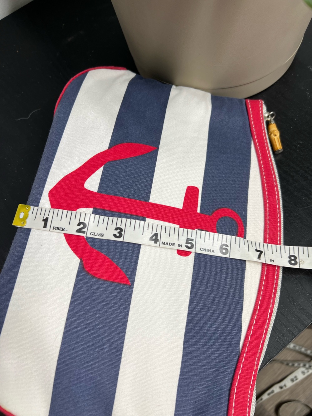 NWOT Donna Dixon Nautical Cosmetics Bag - Picture 9 of 10